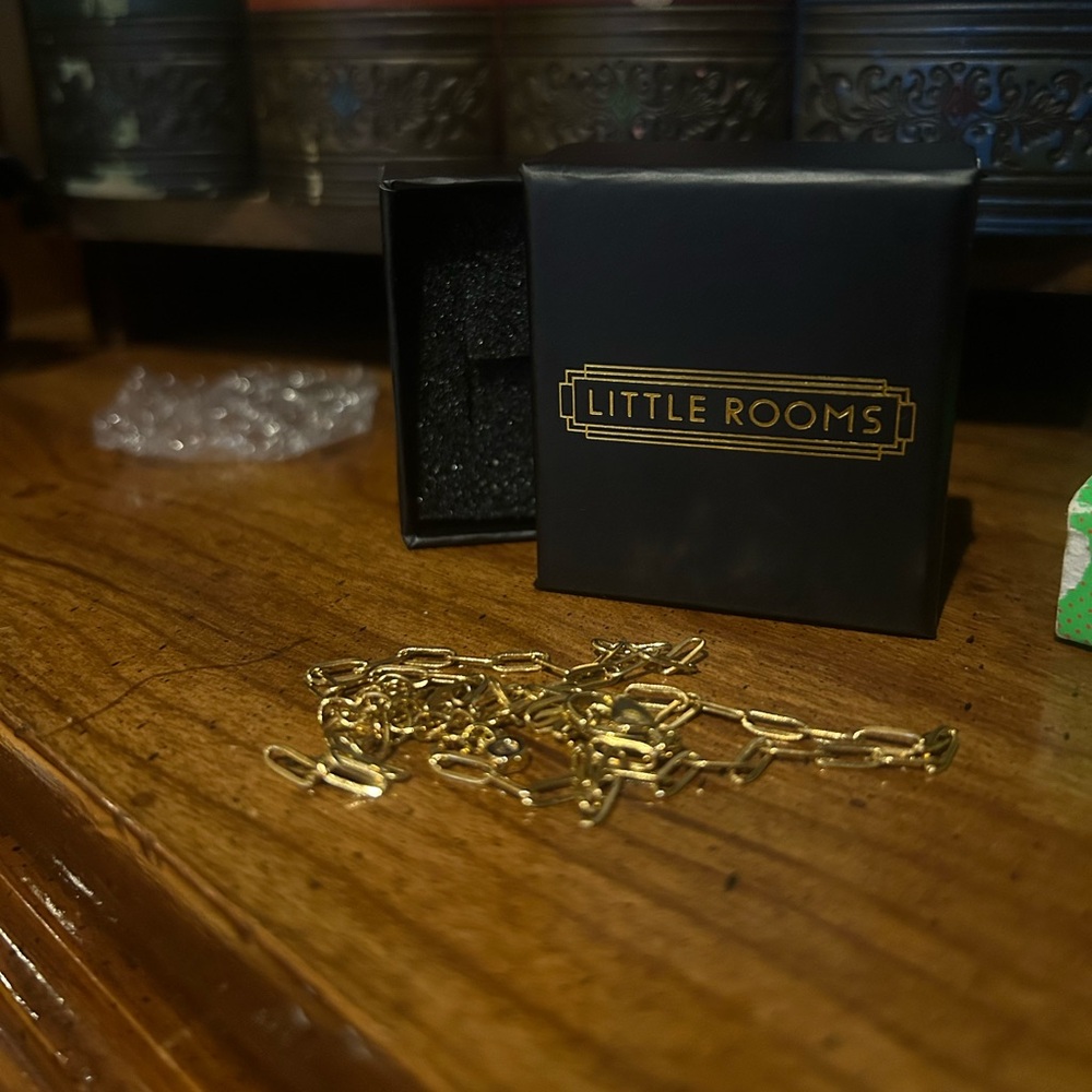18K Gold Plated Stainless Steel Chain Necklace - Picture 3 of 6